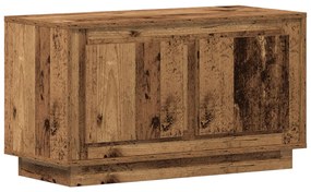TV szekrény régi fa 80x35x45 cm mérnöki fa