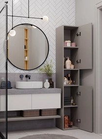 Faenza Nel I fürdőszoba szekrény, 30x31x174 cm, agyag színű