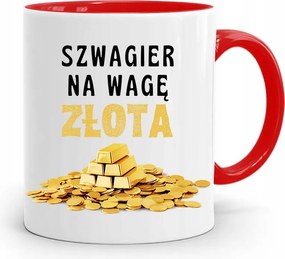 Sógornak Piros Bögre Születésnapi Ajándéknak, fényképes nyomattal