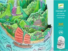 Dioráma színező - A szigetem tetején - On top… of my island