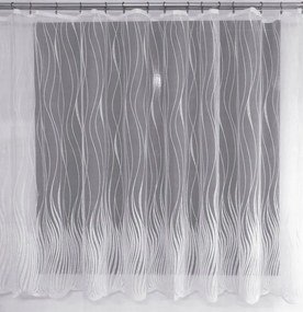 Mg Jacquard Függöny 4073 Fehér 170x160cm kész G szalaggal