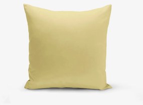 Düz mustársárga párnahuzat, 45 x 45 cm - Minimalist Cushion Covers