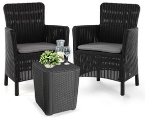 Trenzon Balkony kerti bútor garnitúra luzon asztallal