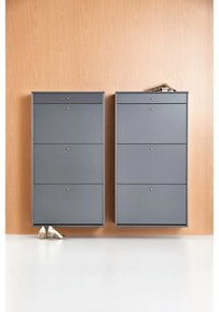 Szürke billenő ajtós cipőtartó Mistral - Hammel Furniture