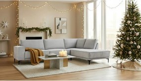 Szürke sarokkanapé (jobb oldali-L alakú) Copenhagen – Scandic