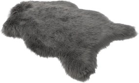 Műszőrme, szürke, 60x90, EBONY TYP 5