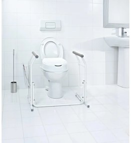 Ridder - Támogató mobil kapaszkodó WC-hez 66x71,5 cm fehér