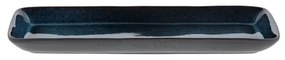 Kerámia szervírozó tálca 14x38 cm Gastro Dark Blue/Black – Bitz