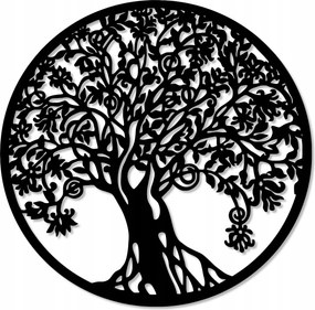 Fali Dekoráció Az Élet Fája Falpanel 40cm Áttört Moha Alap Kép