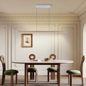 Immax NEO 07310L-LED dimmelhető kábeles csillár érzékelővel MADEIRA 37W/230V 157 cm kőris