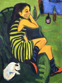 Reprodukció Artist Marcella, Ernst Ludwig Kirchner