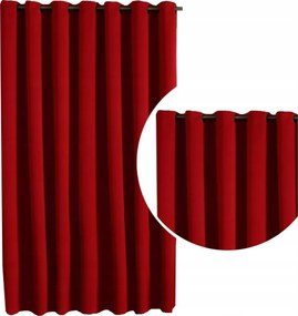 Vastag Sötétítő Függöny Blackout 200x250 magasság piros