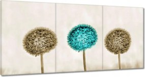 Vászonkép 120x60 Wenge és kék