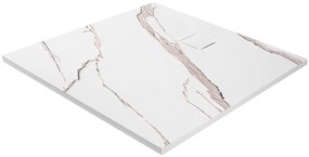 Zuhanytálca Magnum CARRARA WHITE 90x90