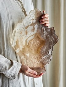 Üveg dekoratív tál 29x38 cm Aiku – Bloomingville