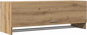 vidaXL gardróbszekrény Artisan tölgy 100x32,5x35 cm Gépelt fa