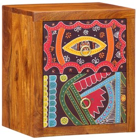 Éjjeli Szekrény 35x30x40 cm Tömör Akác