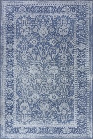 Szőnyeg nappaliba 120x180cm, univerzális, klasszikus kék mintával