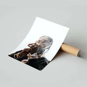 Pop Smoke Poszter Nappaliba 30x40 cm Ajándék ötlet