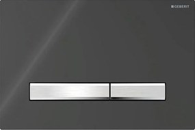 Geberit 115.788.DW.2-öblítő nyomólap Sigma50 24,6x16,4 cm fekete/matt króm