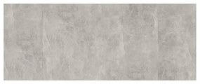 betonszürke szerelt fa ágyfejtámla 200x1,5x80 cm