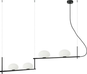 Italux modern függeszték kernio fekete opál itxpnd-357784-bk+w