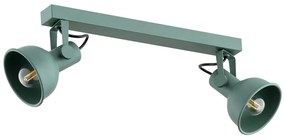 Argon 7174 - Spotlámpa LENORA 2xE14/7W/230V zöld