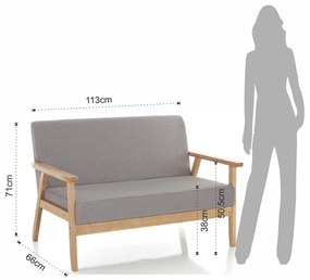 Kanapé 113 cm Teresa – Tomasucci
