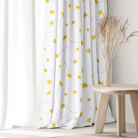 Goldea pamut drapéria - pitypangok 180x150 cm