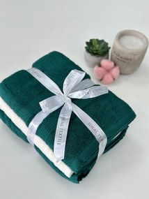 Törölköző szett 3x 50x90 Pamut 400g/m² Puha Vastag Fürdőszoba Szett