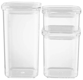 CLEARANCE átlátszó tárolóedény, négyzet alapú 1700 ml