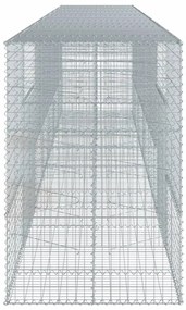 horganyzott vas gabion kosár fedéllel 700 x 100 x 150 cm