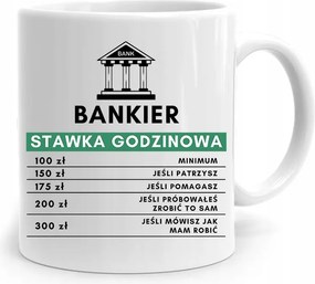 Bankárnak Ajándék Bögre Óradíj Nyomtatott Fényképpel