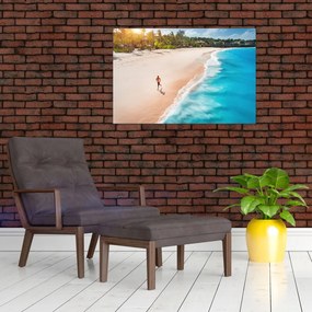 Kép - Strandfutás (90x60 cm)