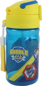 Mancs Őrjárat Rubble műanyag szívószálas kulacs akasztóval 350 ml