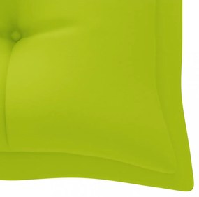 élénkzöld oxford szövet kerti padpárna 180 x 50 x 7 cm