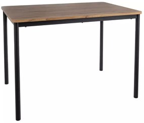 Étkezőasztal CITY 110x75 cm, tölgy artisan