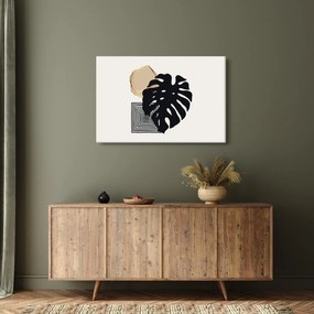 Kép - Absztrakció trópusi levelekkel N⁰2 (90x60 cm)