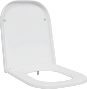 vidaXL WC ülőke Fehér 47,5 x 35 x 3,6 cm Duroplast