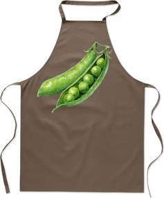 Konyhai kötény Borsó Zöld Édes Zöldség Nyomtatás Szakács