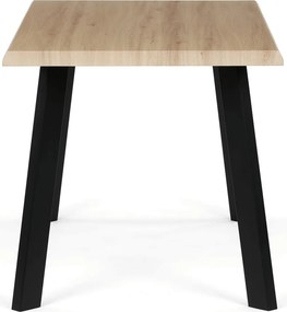 Jídelní stůl 140x80cm, mdf, divoký dub, HT-F4514 OAK