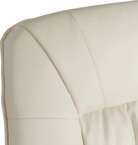 Forgó masszázsfotel fűtéssel bézs műbőr – WEST