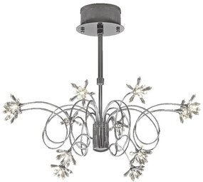 LUXERA 1570 - SCARLET csillár 12xG4/20W/230V