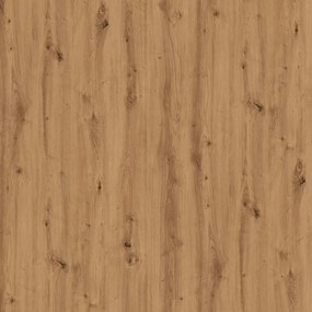 kézműves tölgy színű szerelt fa TV-szekrény 102x35x50 cm
