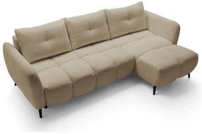 Sarokkanapé Odysea (J) (világos bézs + fekete). 1100435