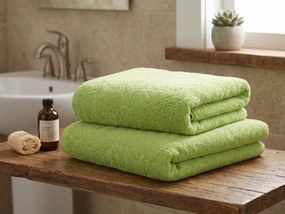 Fürdőlepedő NORIELLE 70x140 cm zöld, 100% pamut