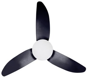 Brilagi - LED állítható mennyezeti ventilátor 30W 230V 3000-6500K fekete + DO