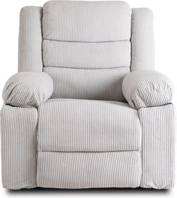 Dönthető fotel szürke kordbársony, ARTURO