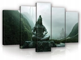 Vászonkép 100x60 Misztikum nyugalom meditáció hegyek folyó Siva természet harmónia