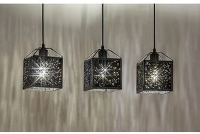 Rabalux 72219 - Csillár zsinóron SAMILO 3xE27/40W/230V fekete